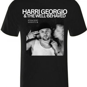 Harri Georgio & The Well-Behaved: Sharp Shooter Official Double Sided T-shirt